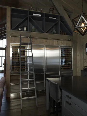 Bilde av hytteinteriør