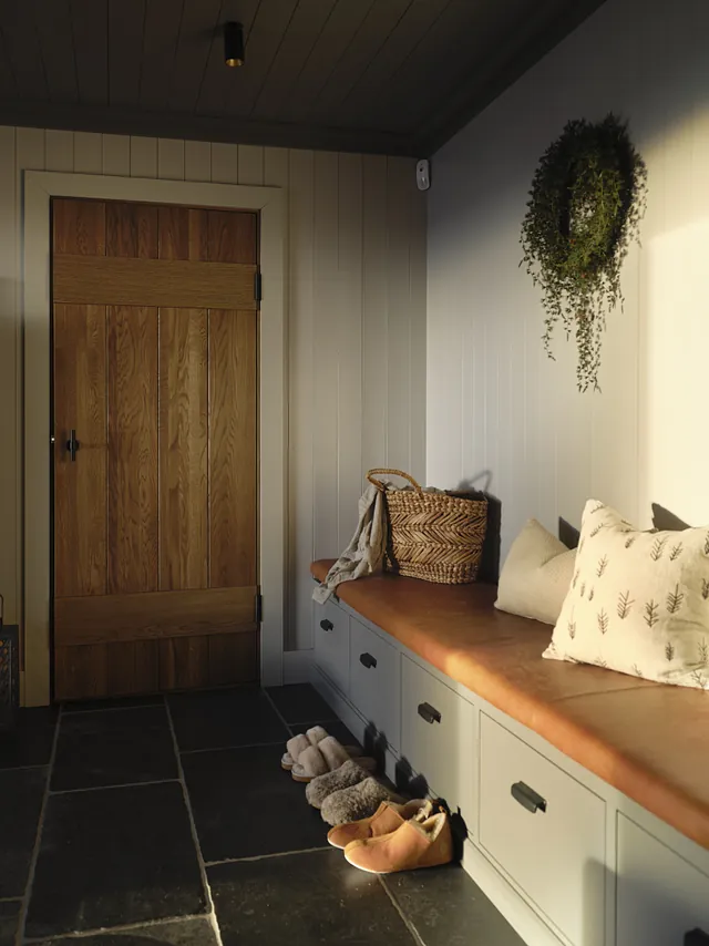 Bilde av hytteinteriør