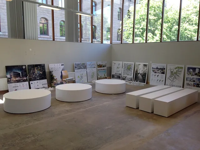 Bilde av butikk- og utstillingsinteriør