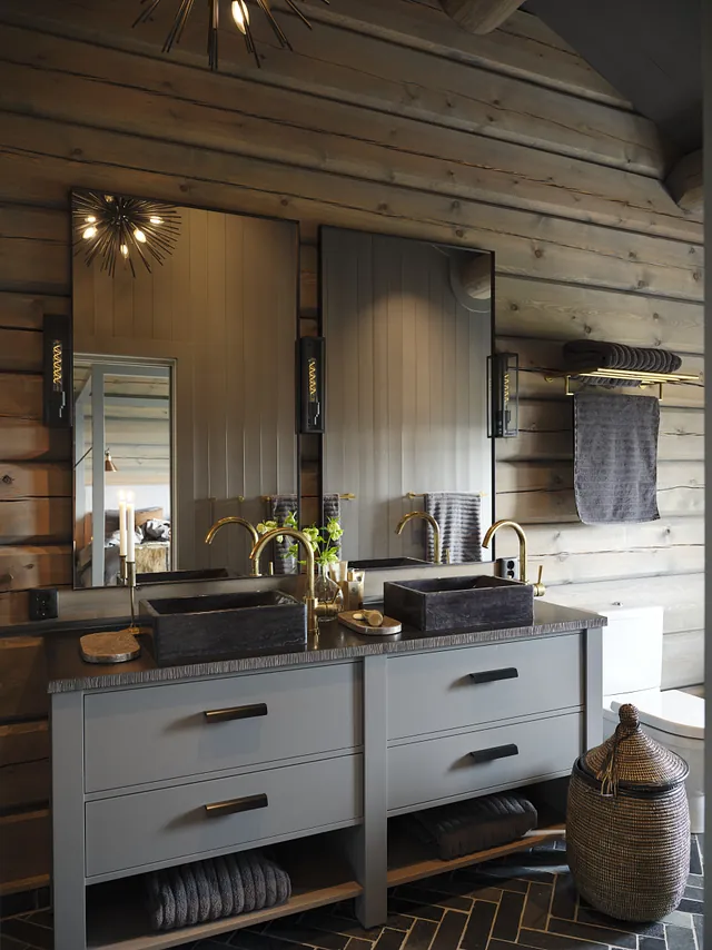 Bilde av hytteinteriør