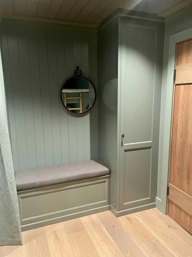 Bilde av hytteinteriør