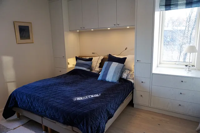 Bilde av soveromsinteriør