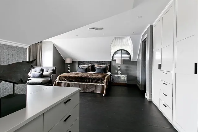 Bilde av soveromsinteriør