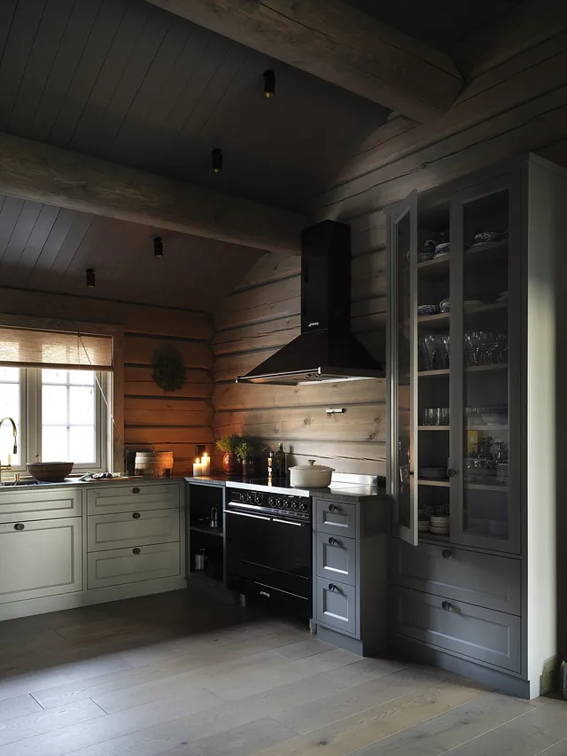 Bilde av hytteinteriør