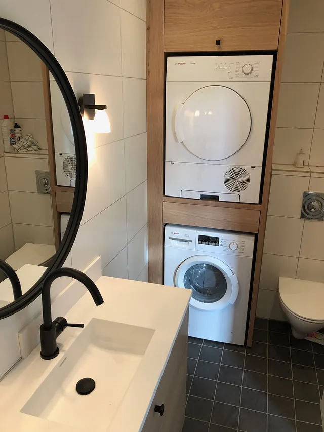 Bilde av interiør på bad