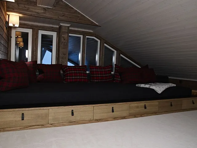 Bilde av hytteinteriør