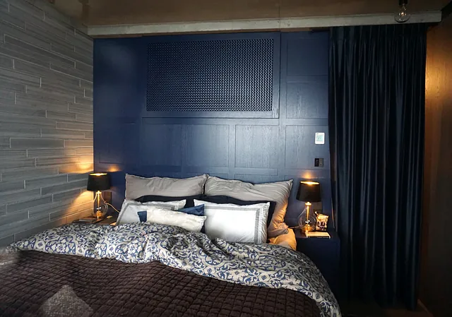 Bilde av soveromsinteriør