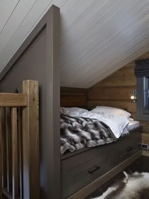 Bilde av hytteinteriør