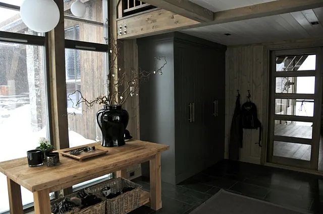 Bilde av hytteinteriør